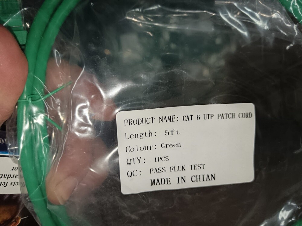 Stock – Fiber Optic & Cat 6 - 9