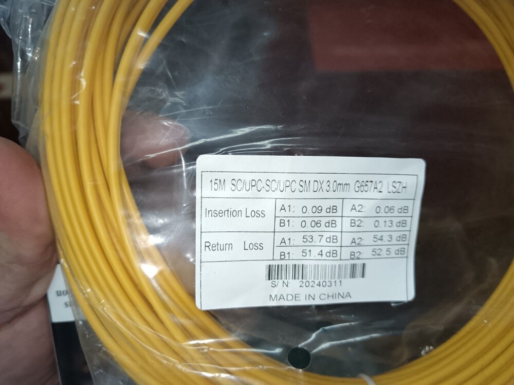 Stock – Fiber Optic & Cat 6 - 8