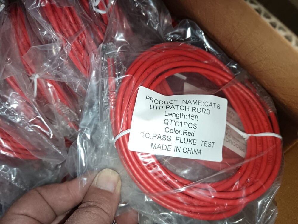 Stock – Fiber Optic & Cat 6 - 6