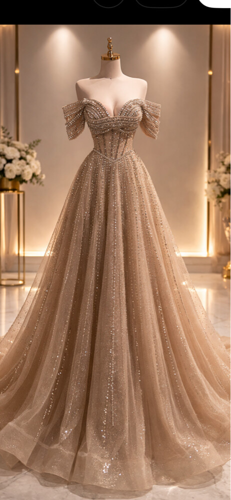 Hi golden big nice dress - 1