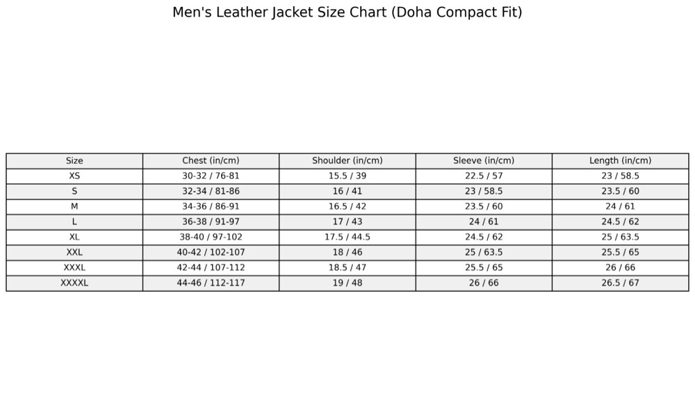“Original Leather Jacket Xs-4XL” - 8