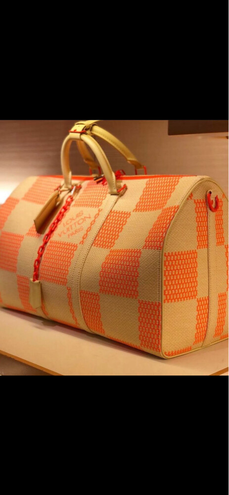 Original LV Keepall Woven Raphia - 14
