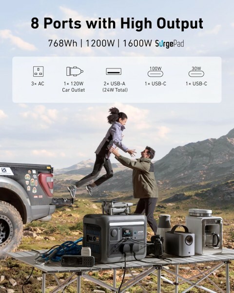 Anker SOLIX C800 Power Station - 7