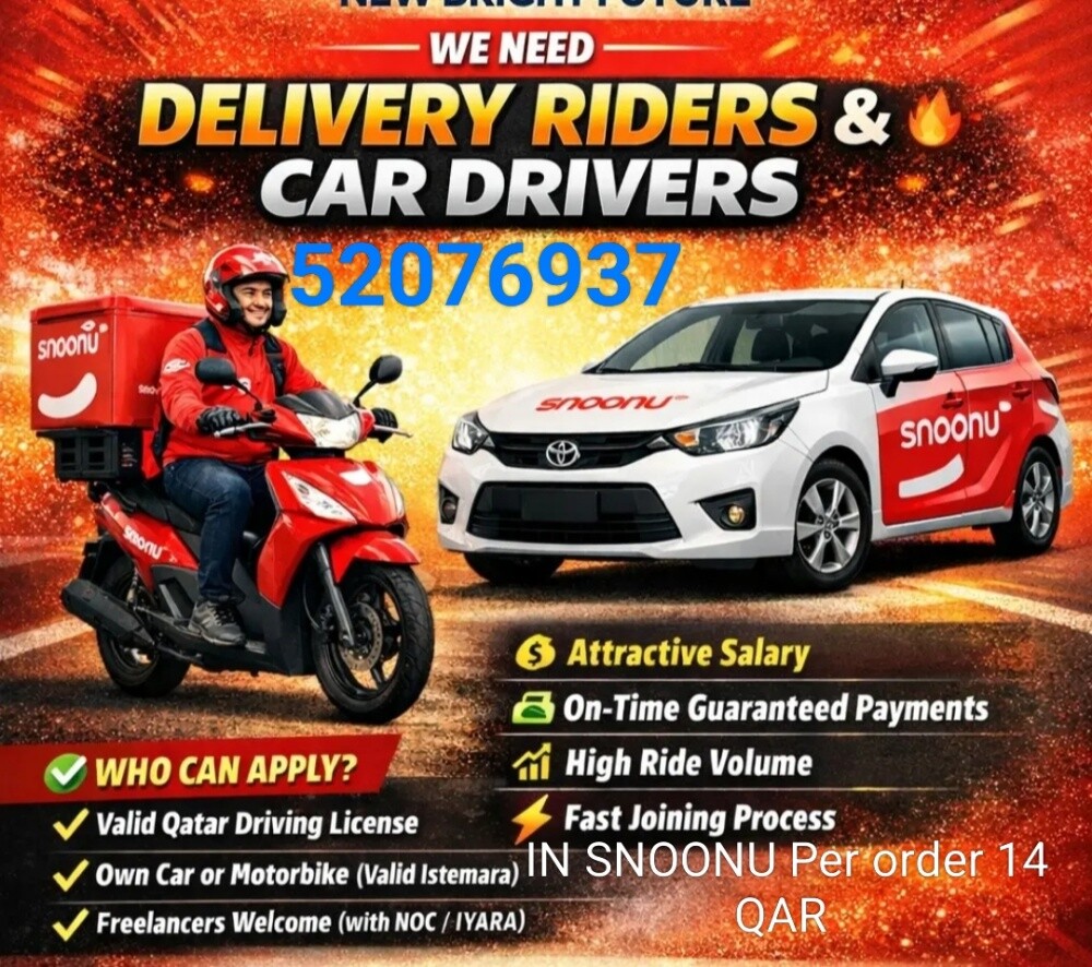 We are hiring for snoonu and temo - 1
