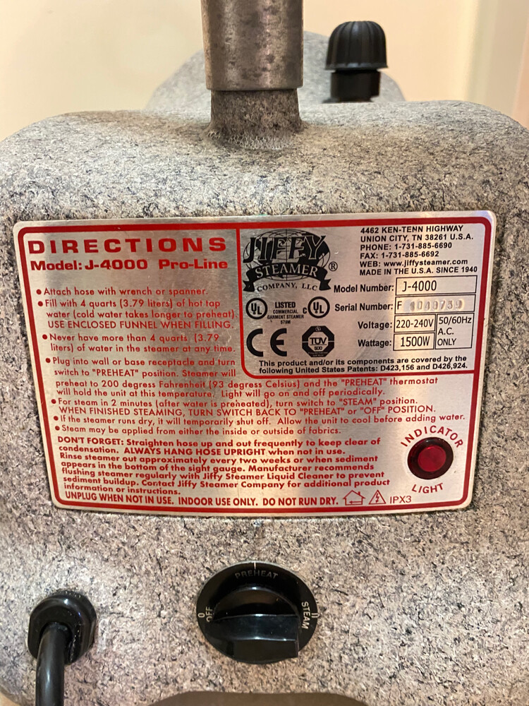 Steamer jiffy made in USA - 6