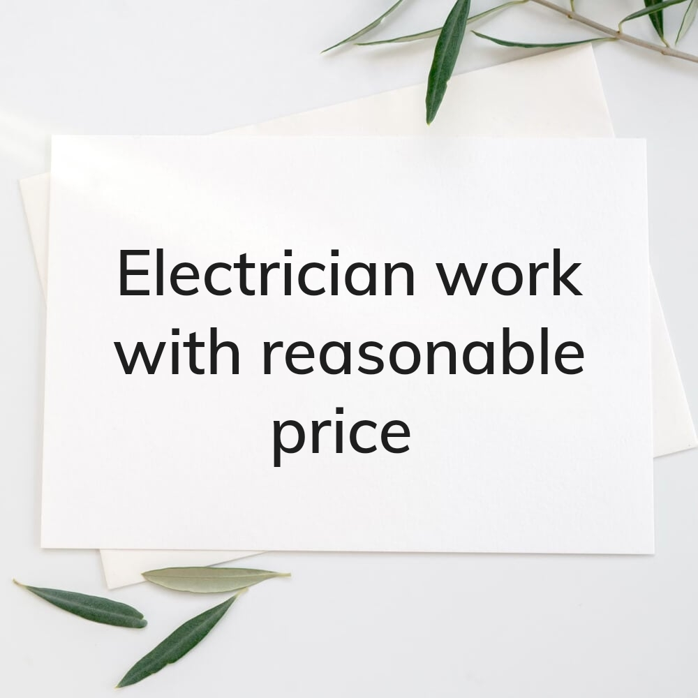 ELECTRICIAN work - 1