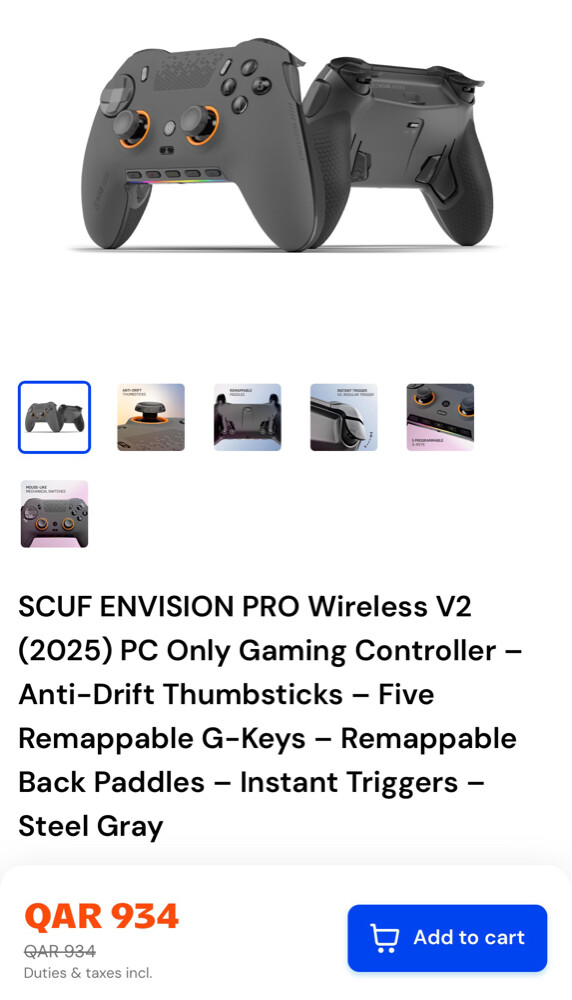 SCUF Envision Pro v2 Controller - 2