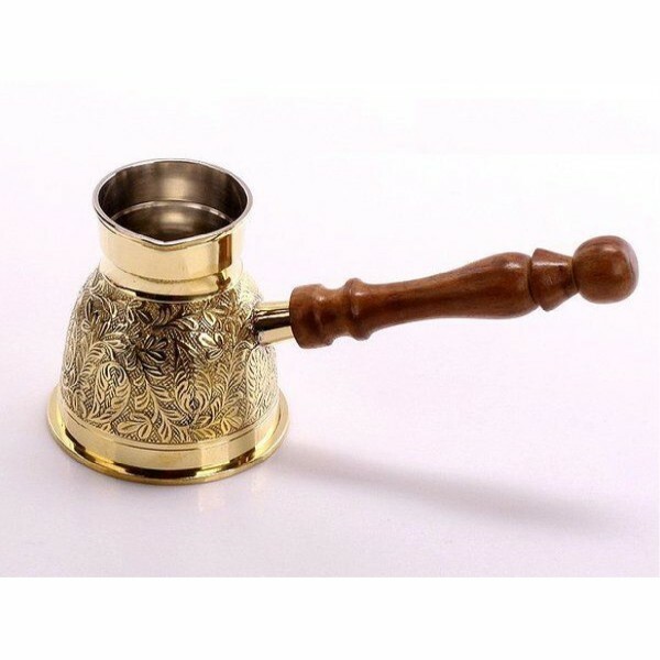 Turkish Brass Coffee Pot - 1