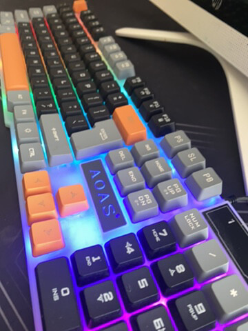 RGB lighted Keyboard AOAS - 1