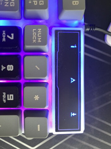 RGB lighted Keyboard AOAS - 6