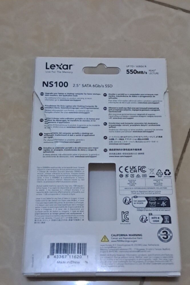 lexar NS100 2.5" SATA 6Gb/s SSD - 2