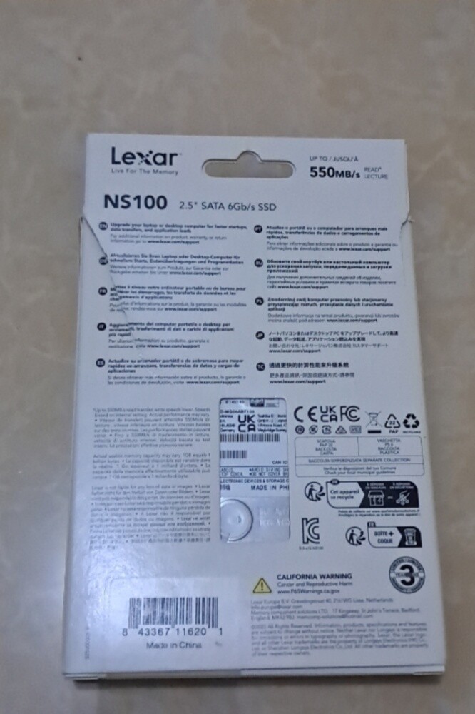 lexar NS100 2.5" SATA 6Gb/s SSD - 7