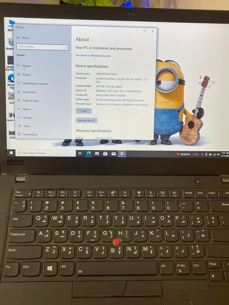 Lenovo think pad t - 11