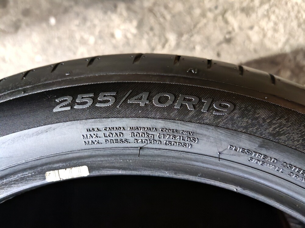 255/40/19 Rare 245/40/19 Font - 4