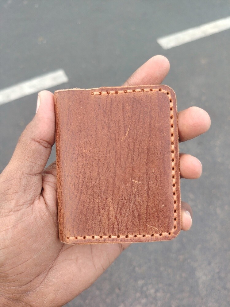 Natural leather wallet - 6