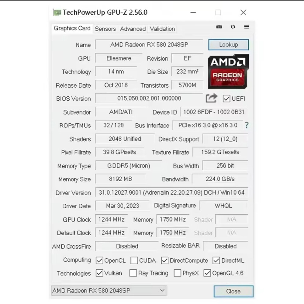 Rx 580 8gb *New* - 4