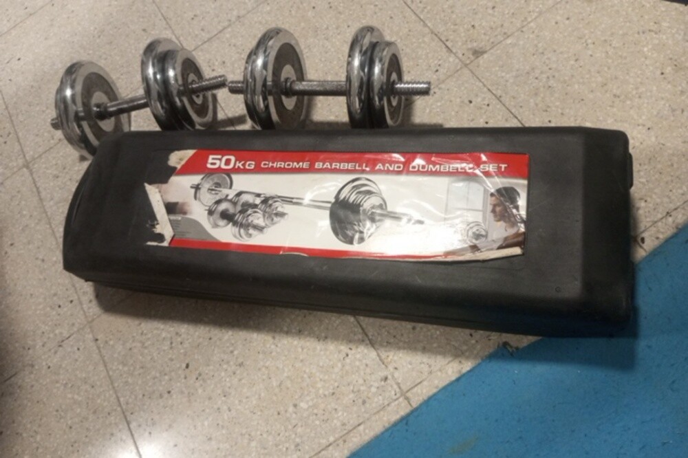 full set dumbbells 50kgs - 1