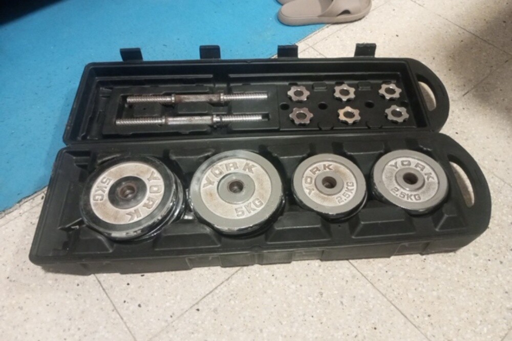 full set dumbbells 50kgs - 2