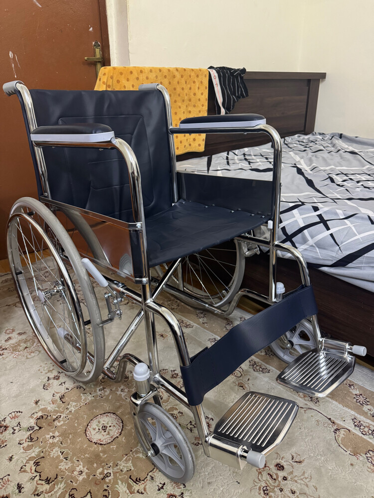 not used wheelchair.  - 3