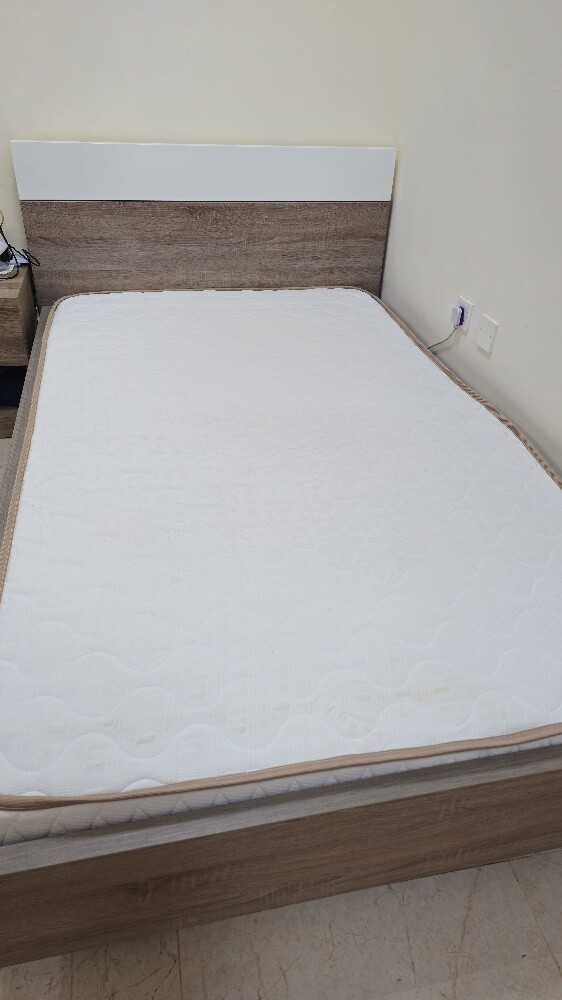 home center bed and new matress - 2