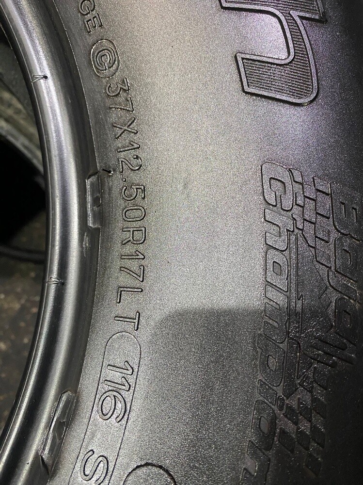 37/12.50.17" Bfgoodrich brand - 6