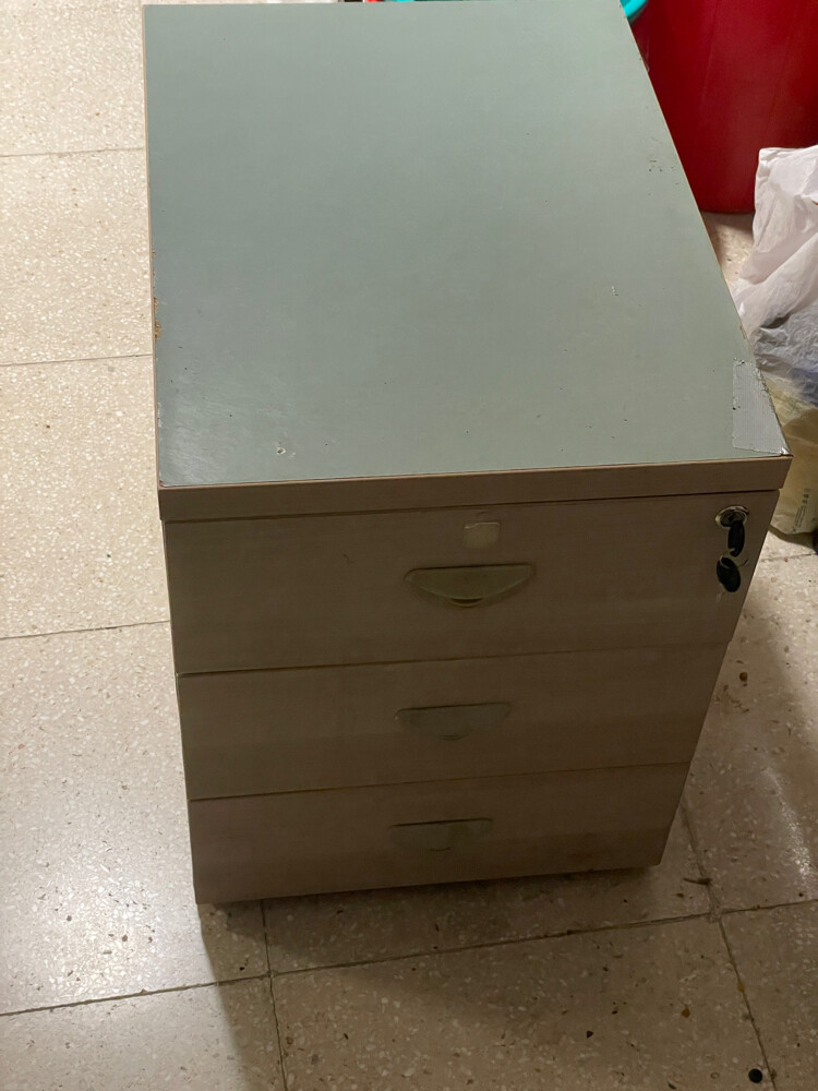 Wooden Pedestal/ Drawer - 2