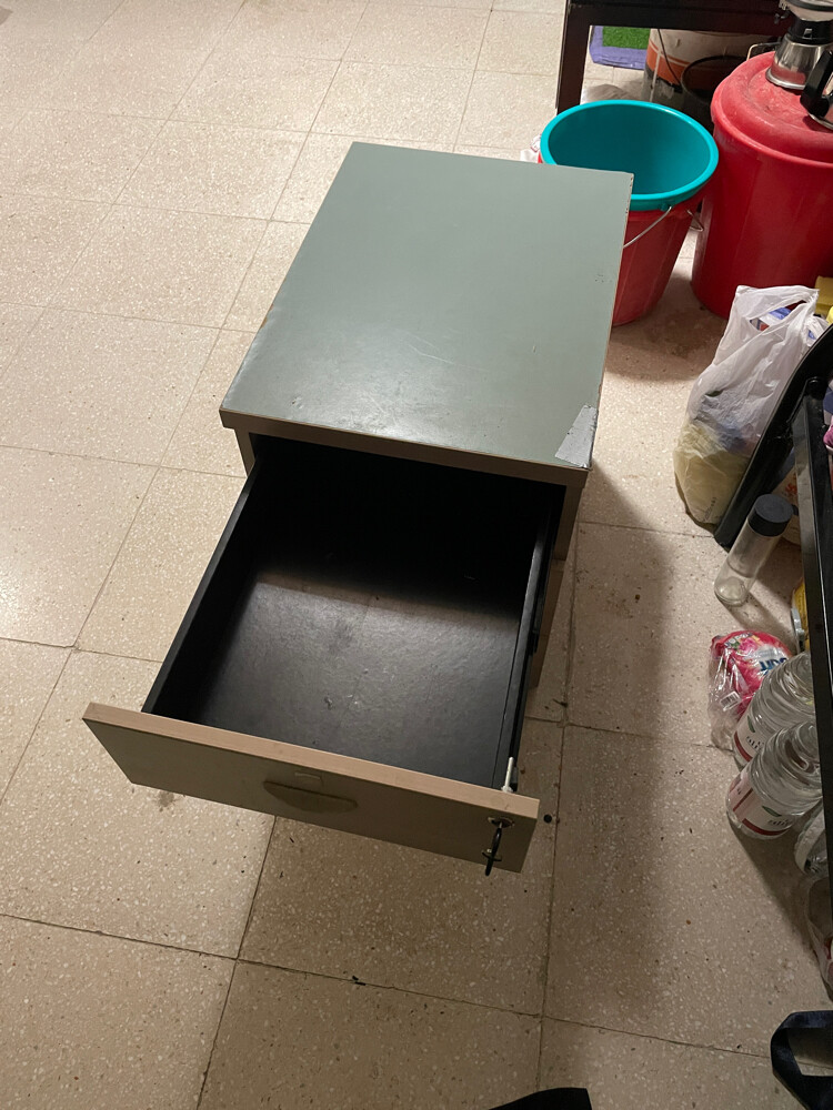 Wooden Pedestal/ Drawer - 3