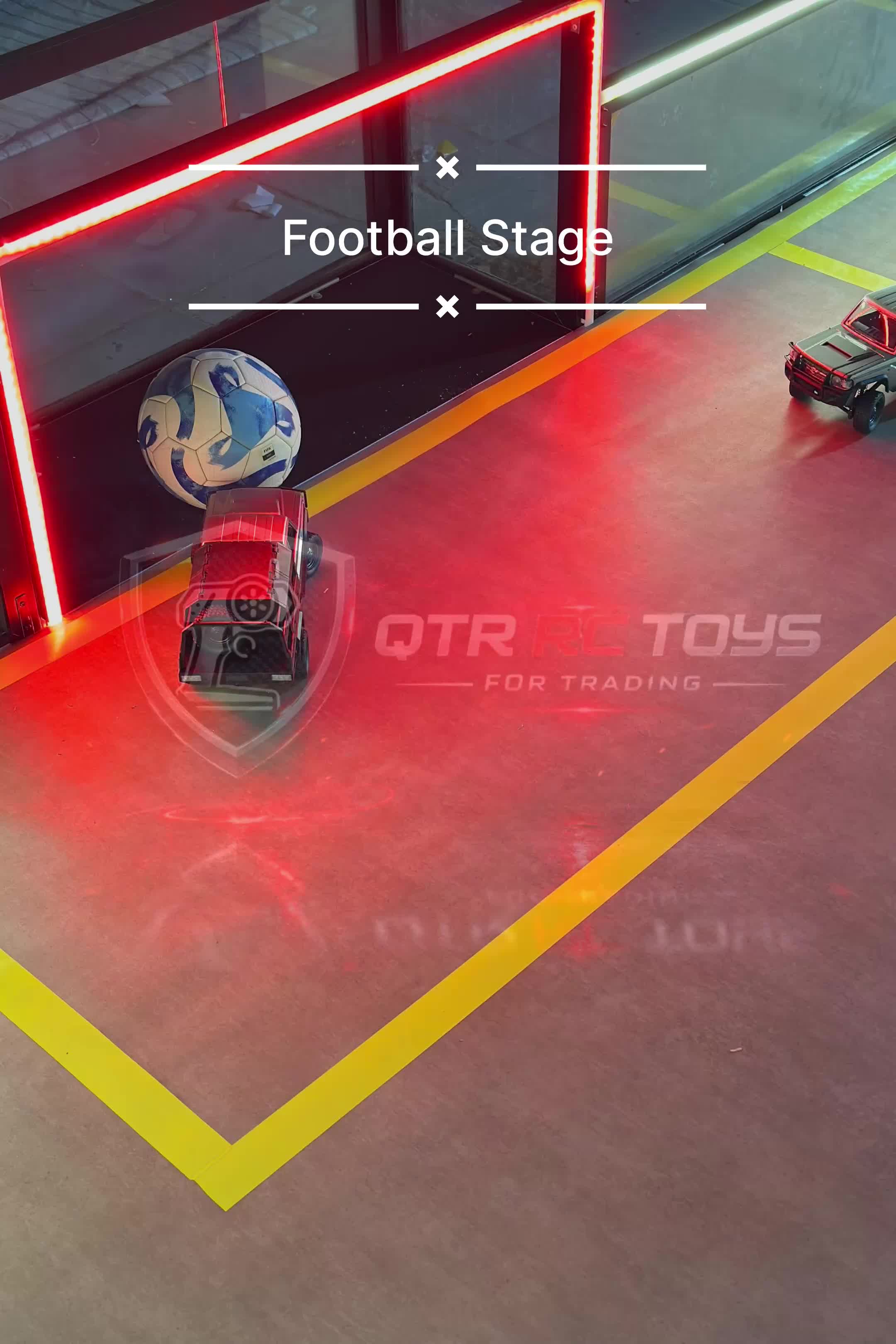football rc cars stage  - 1