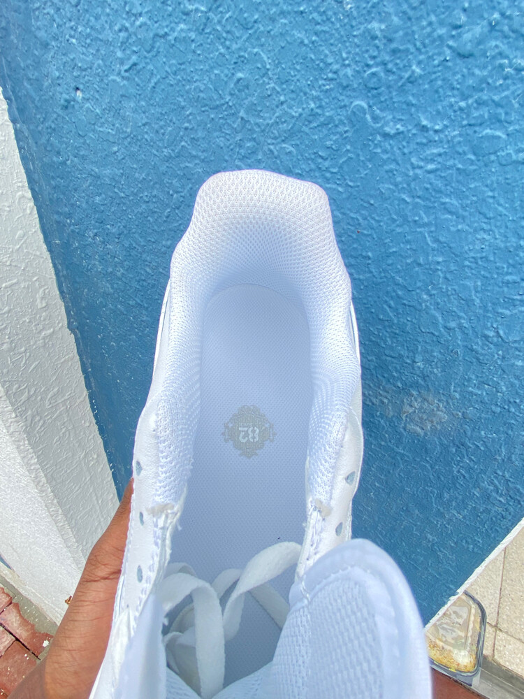 Nike Airforce 1 plain white  - 4
