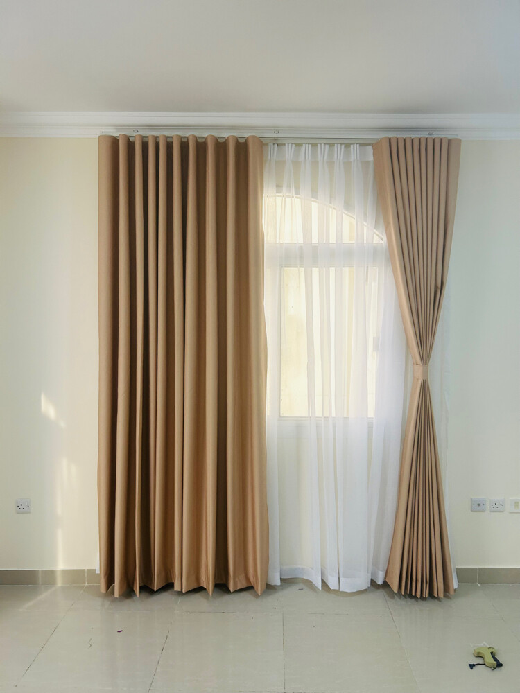 curtains &carpet & sofa  - 1