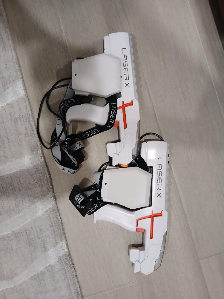 2 laser x laser guns - 3