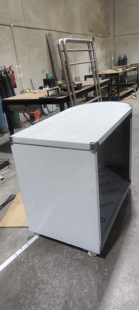 SS Round Cabinet per metre - 3
