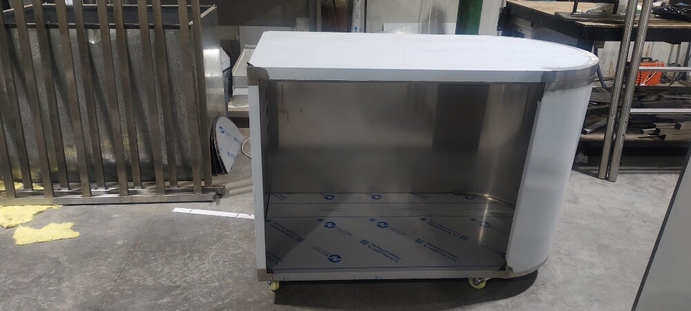 SS Round Cabinet per metre - 5