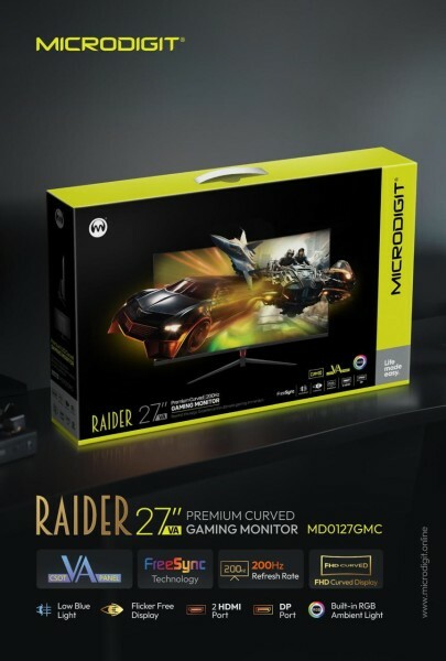 27" INCH CURVED GAMING MONITOR - 4