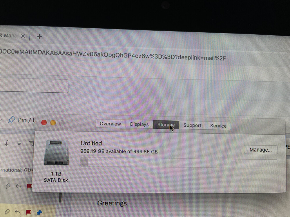 Mac. 21 inch All in - 3