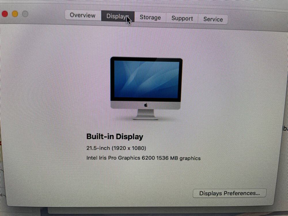 Mac. 21 inch All in - 4