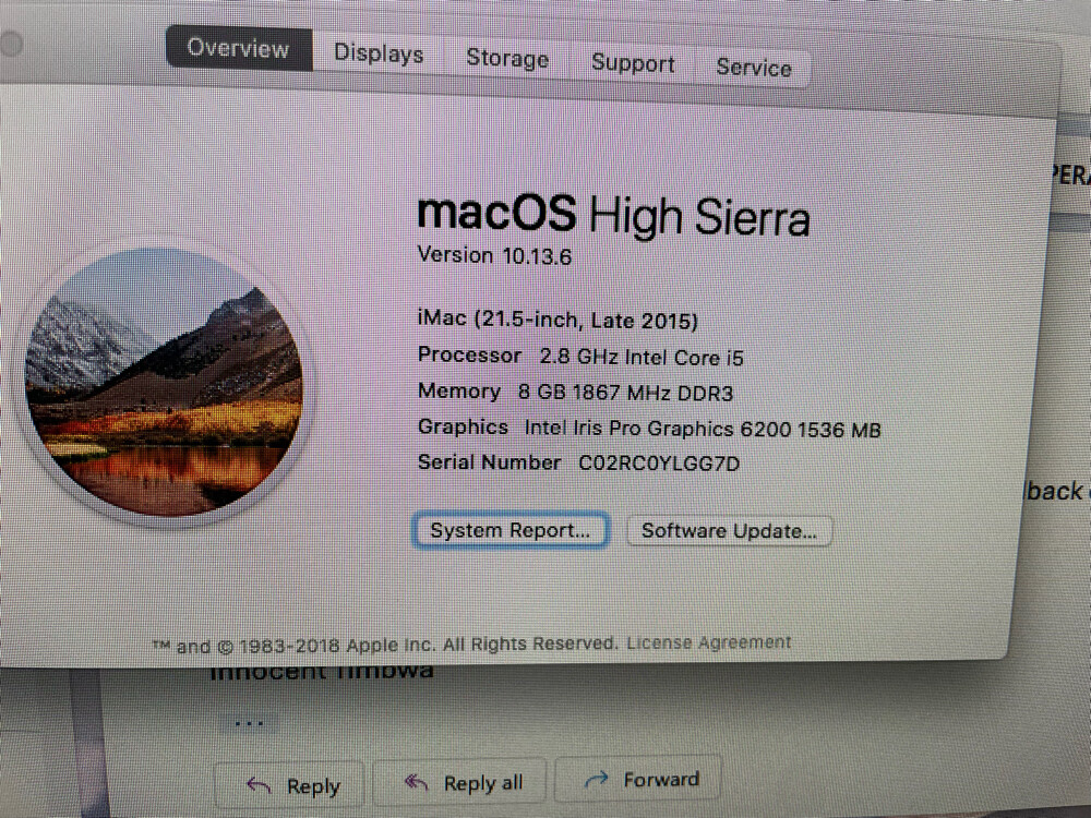 Mac. 21 inch All in - 6