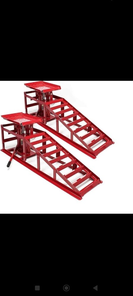 hydrolic floor jack with stand - 1
