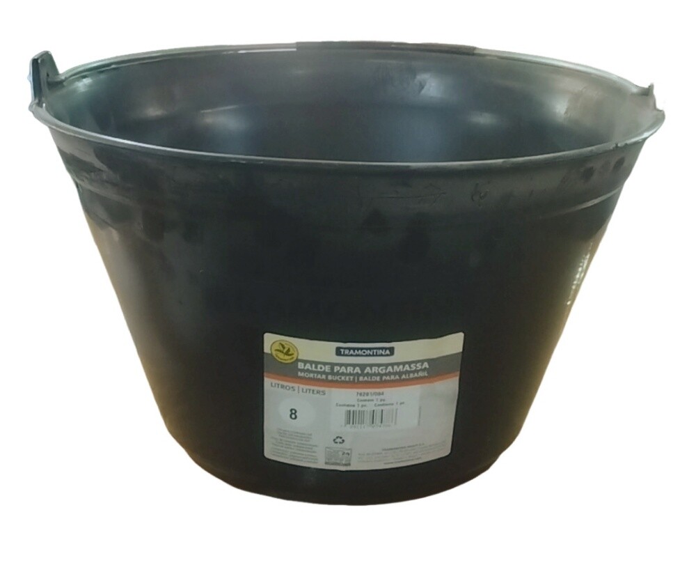 PVC  Black BUCKET Tramontina - 1