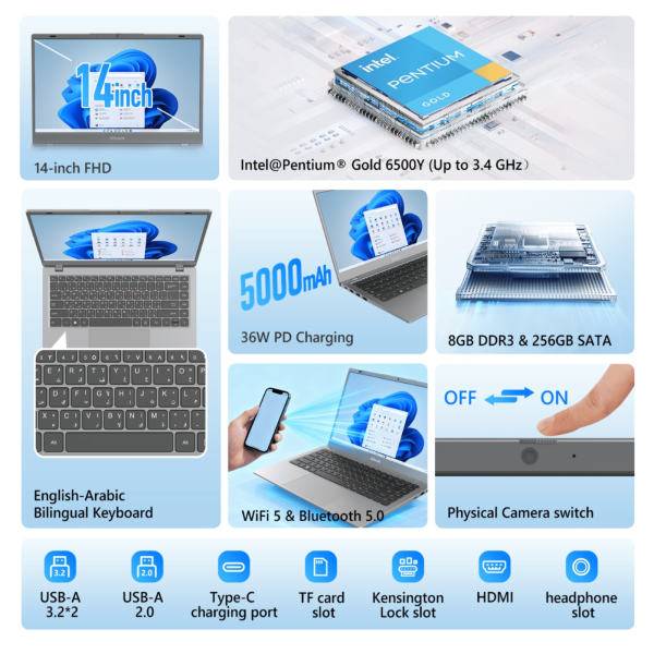 G-Tab GT14 Laptop - 3