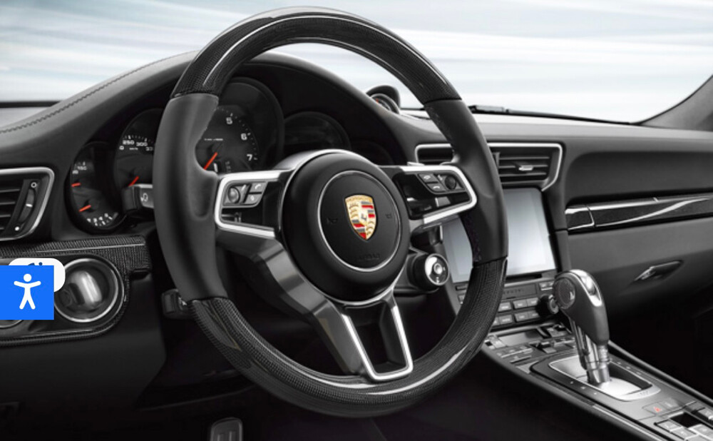 Porsche Carbon Steering Wheel - 2