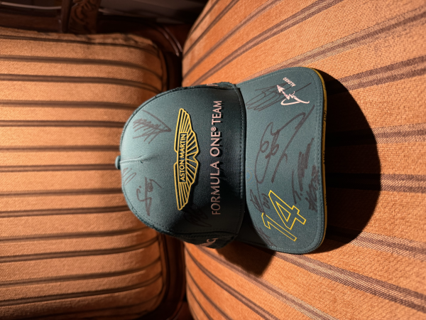 F1 Aston Martin Hat (SIGNED) - 1