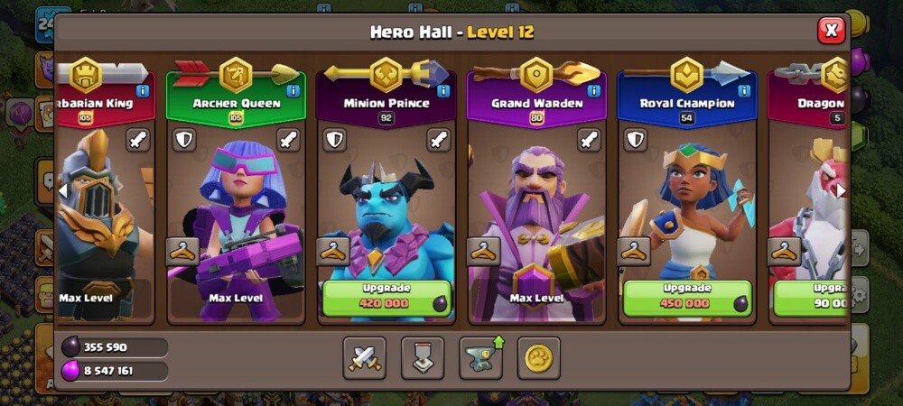 clash of clans account 18 max - 3