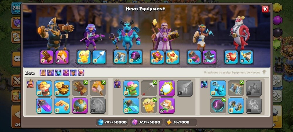 Clash of clans account 18max - 4