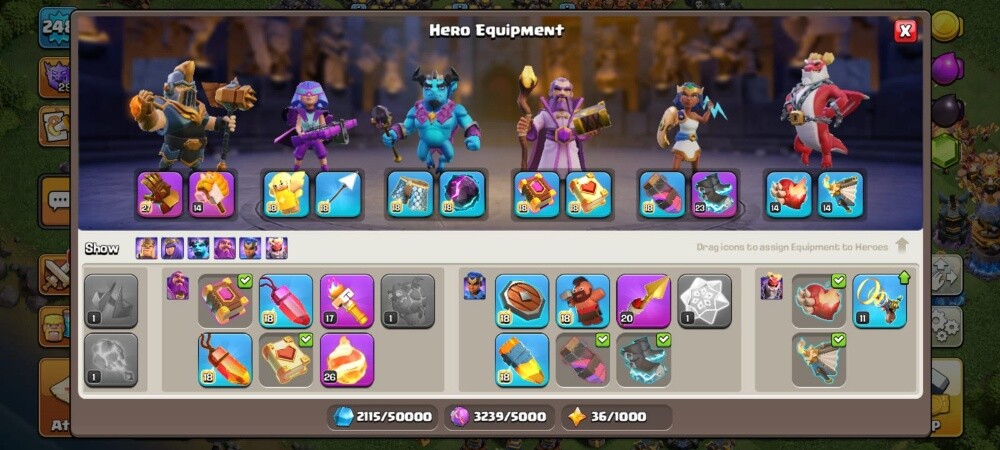 Clash of clans account 18max - 5