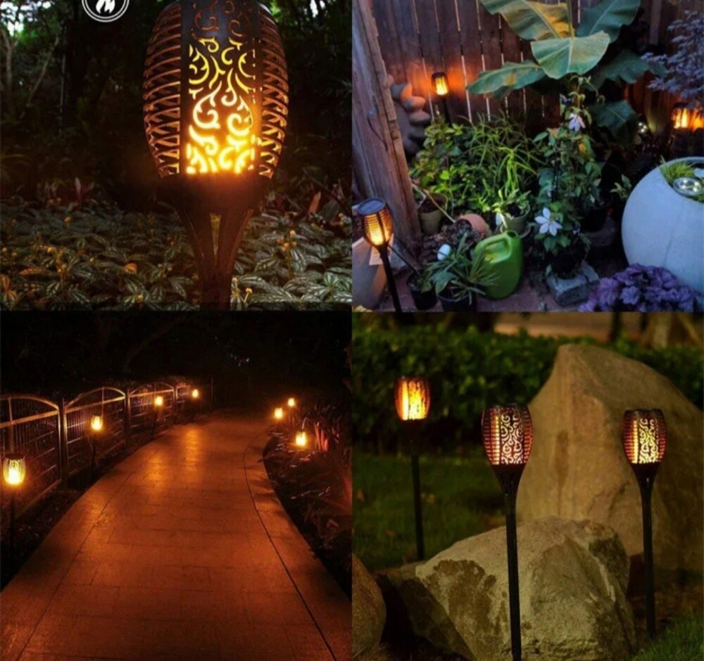 solar flame LED light sensor - 2