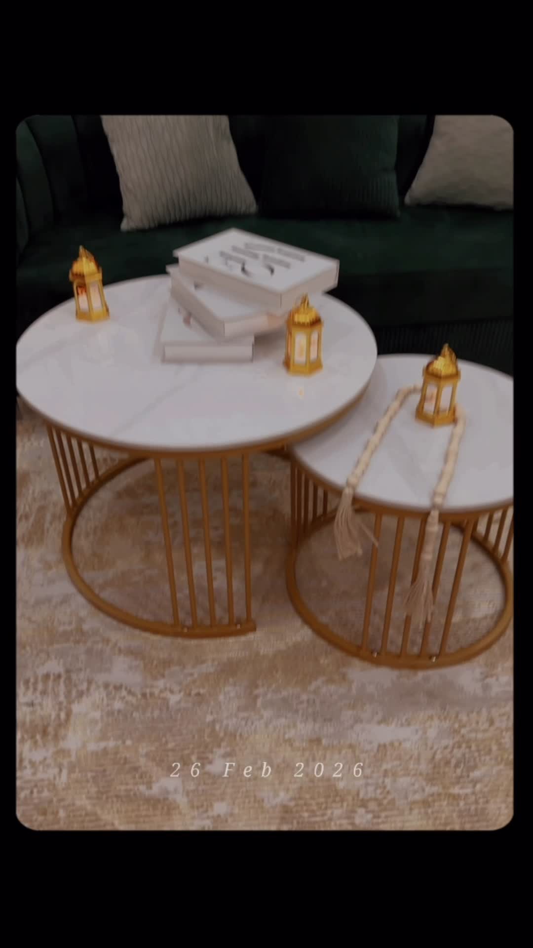 set caffe table marble - 1
