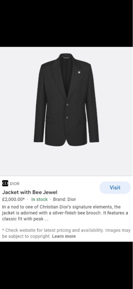 Original Dior Blazer bee new  - 3