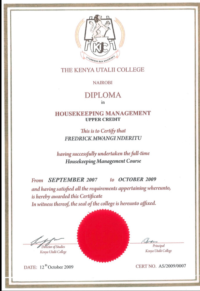 Fredrick Mwangi  - 6