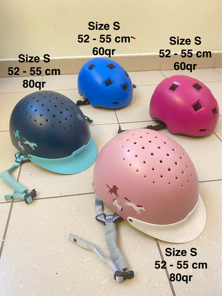 Helmets B-twin and Decathlon  - 1